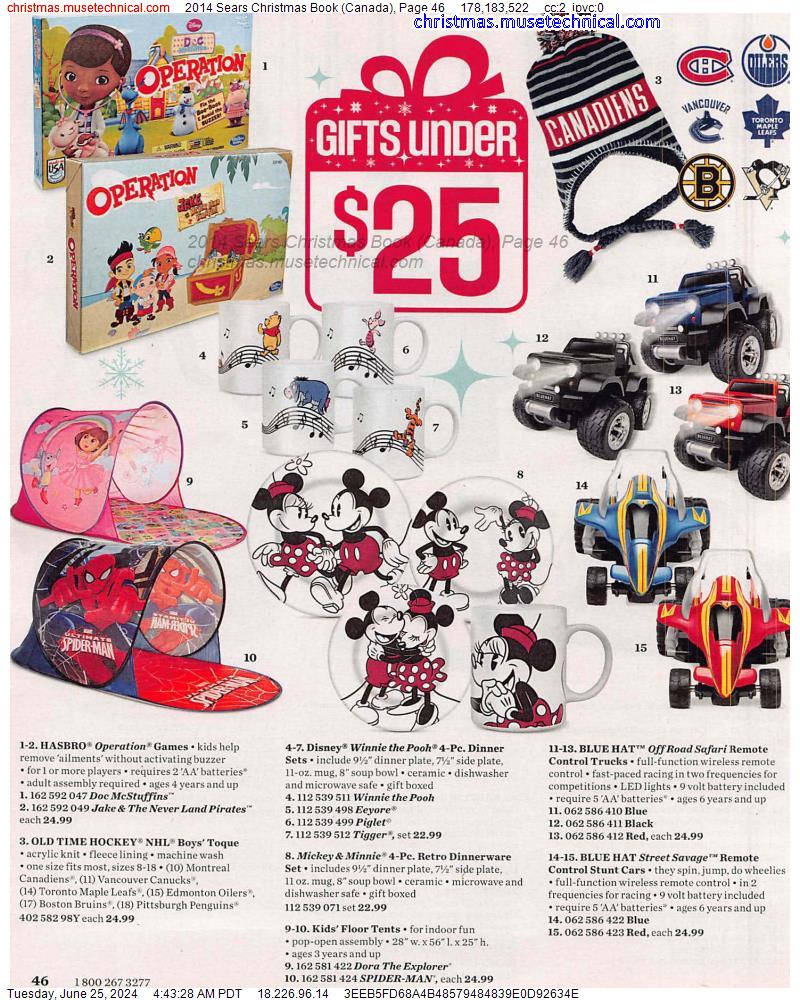 2014 Sears Christmas Book (Canada), Page 46