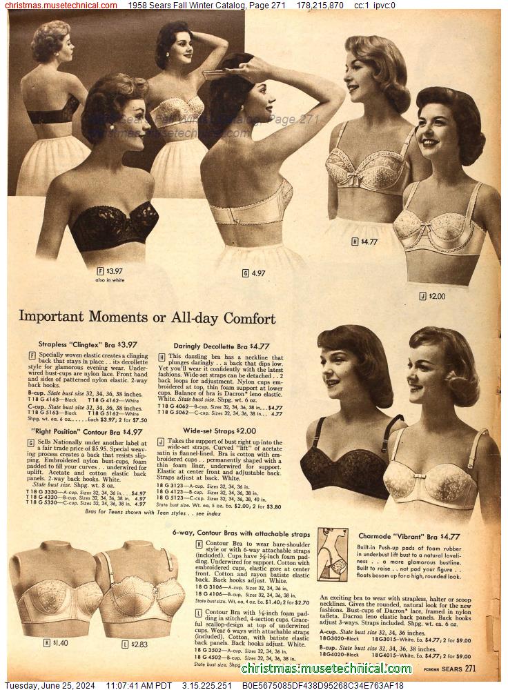 1958 Sears Fall Winter Catalog, Page 271
