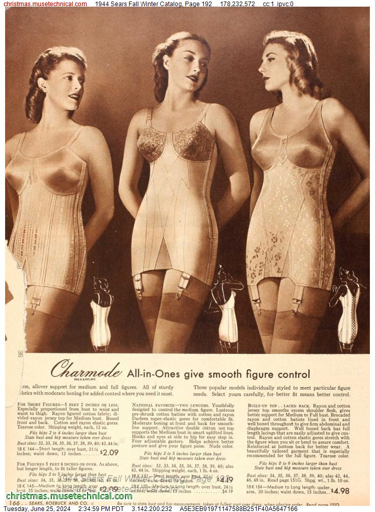 1944 Sears Fall Winter Catalog, Page 192