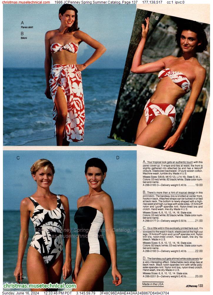 1986 JCPenney Spring Summer Catalog, Page 137