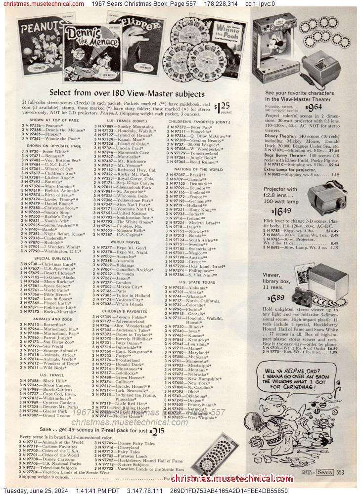 1967 Sears Christmas Book, Page 557