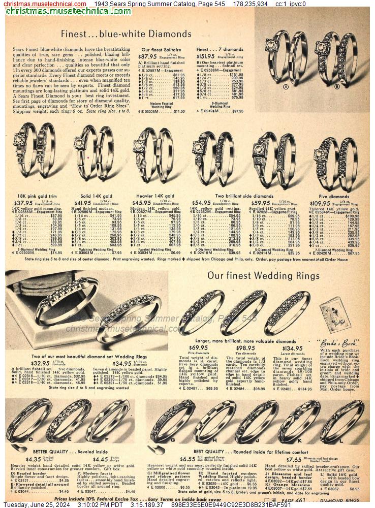 1943 Sears Spring Summer Catalog, Page 545