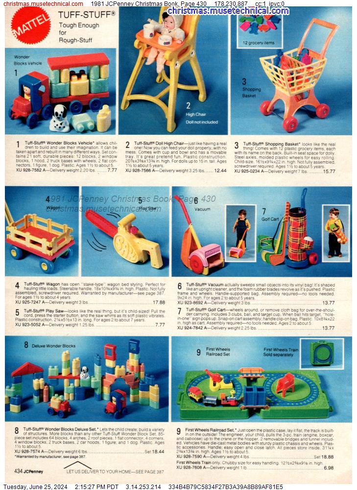1981 JCPenney Christmas Book, Page 430