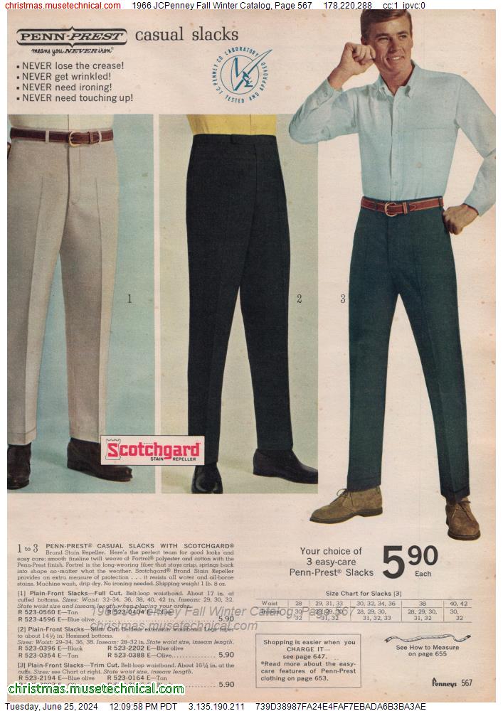 1966 JCPenney Fall Winter Catalog, Page 567