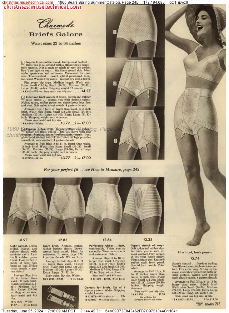 1960 Sears Spring Summer Catalog, Page 245