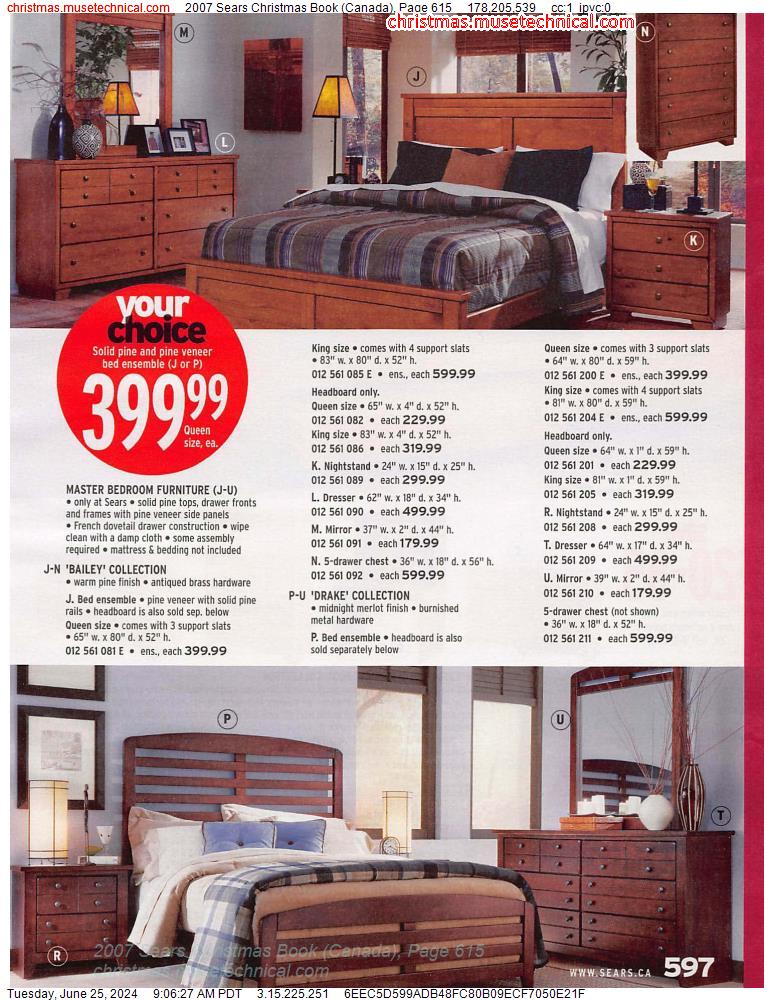 2007 Sears Christmas Book (Canada), Page 615