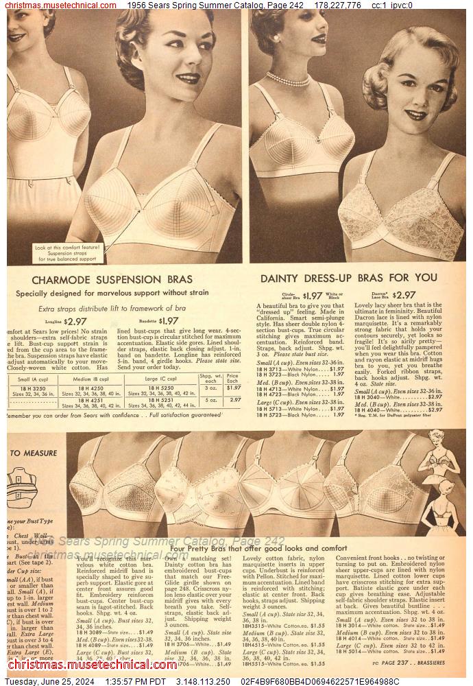 1956 Sears Spring Summer Catalog, Page 242