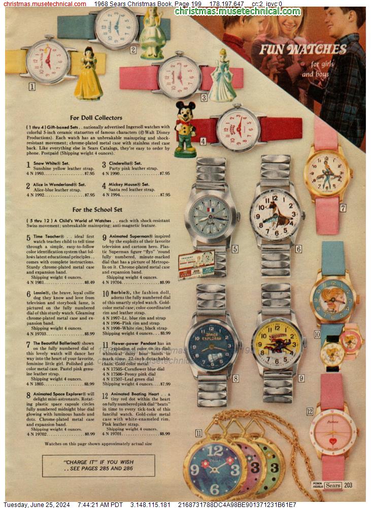 1968 Sears Christmas Book, Page 199