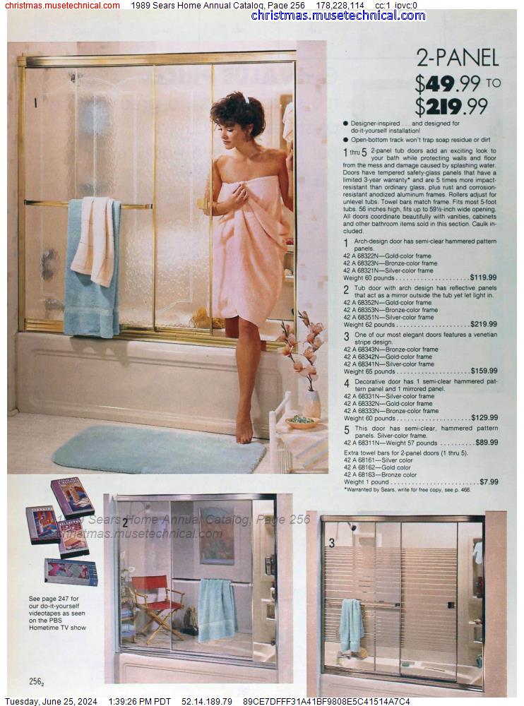1989 Sears Home Annual Catalog, Page 256
