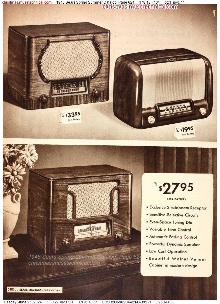1946 Sears Spring Summer Catalog, Page 624