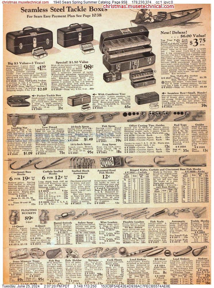 1940 Sears Spring Summer Catalog, Page 958