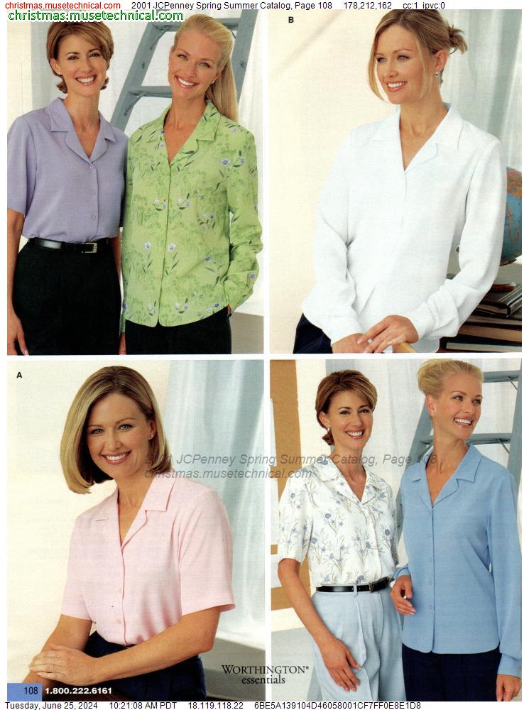 2001 JCPenney Spring Summer Catalog, Page 108