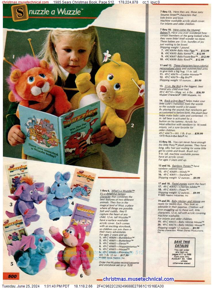 1985 Sears Christmas Book, Page 512