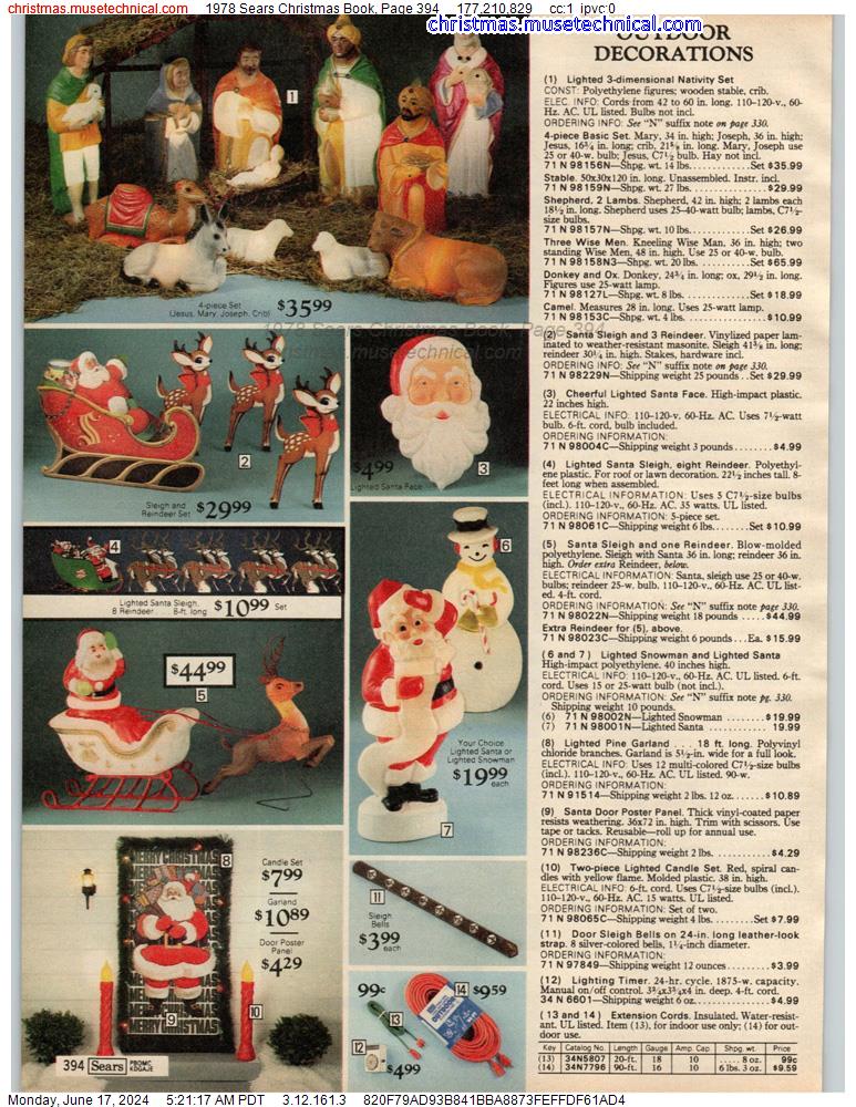 1978 Sears Christmas Book, Page 394