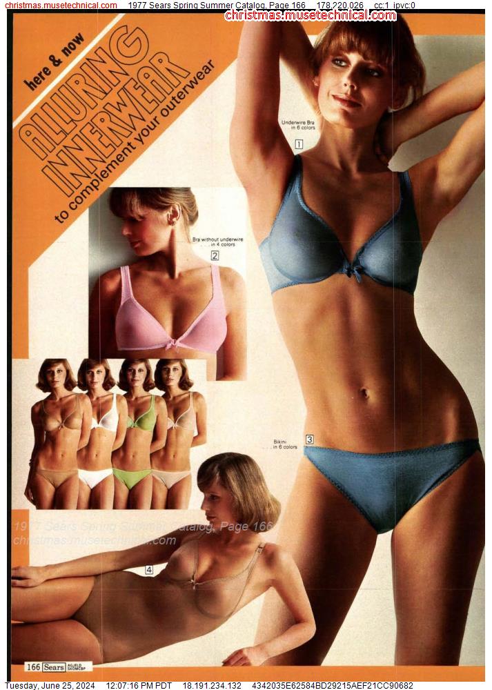 1977 Sears Spring Summer Catalog, Page 166
