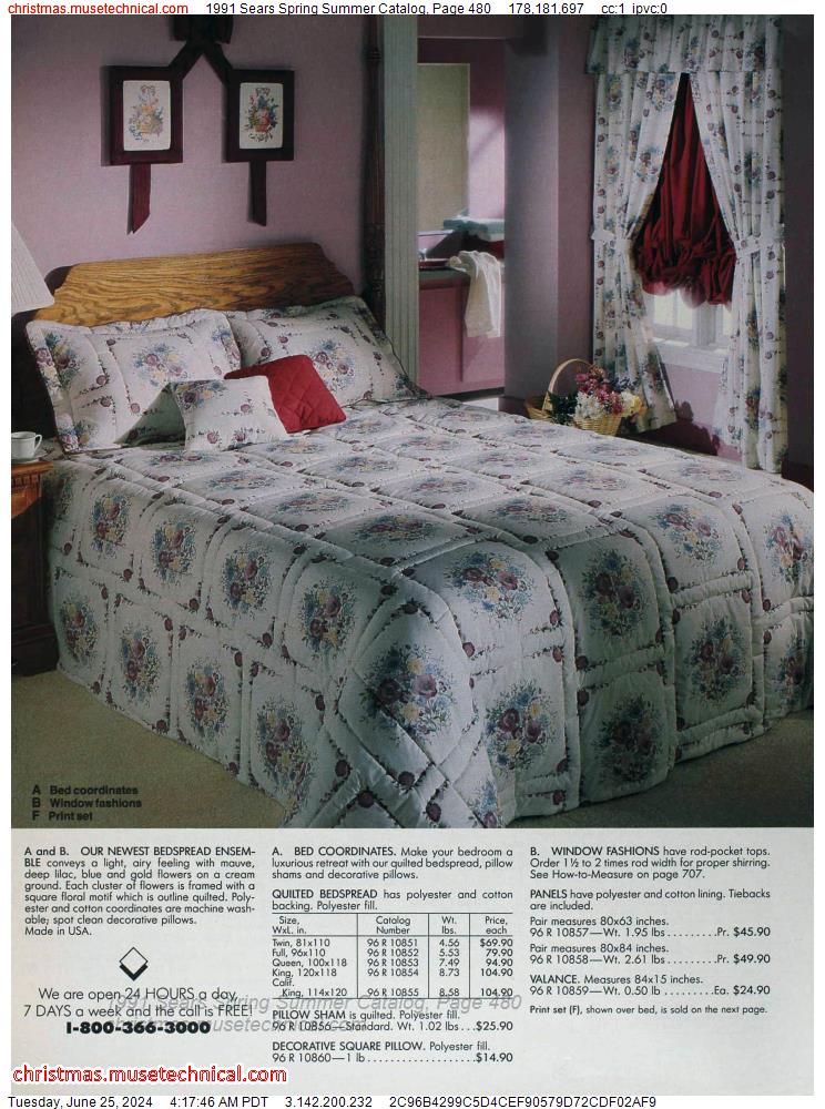 1991 Sears Spring Summer Catalog, Page 480
