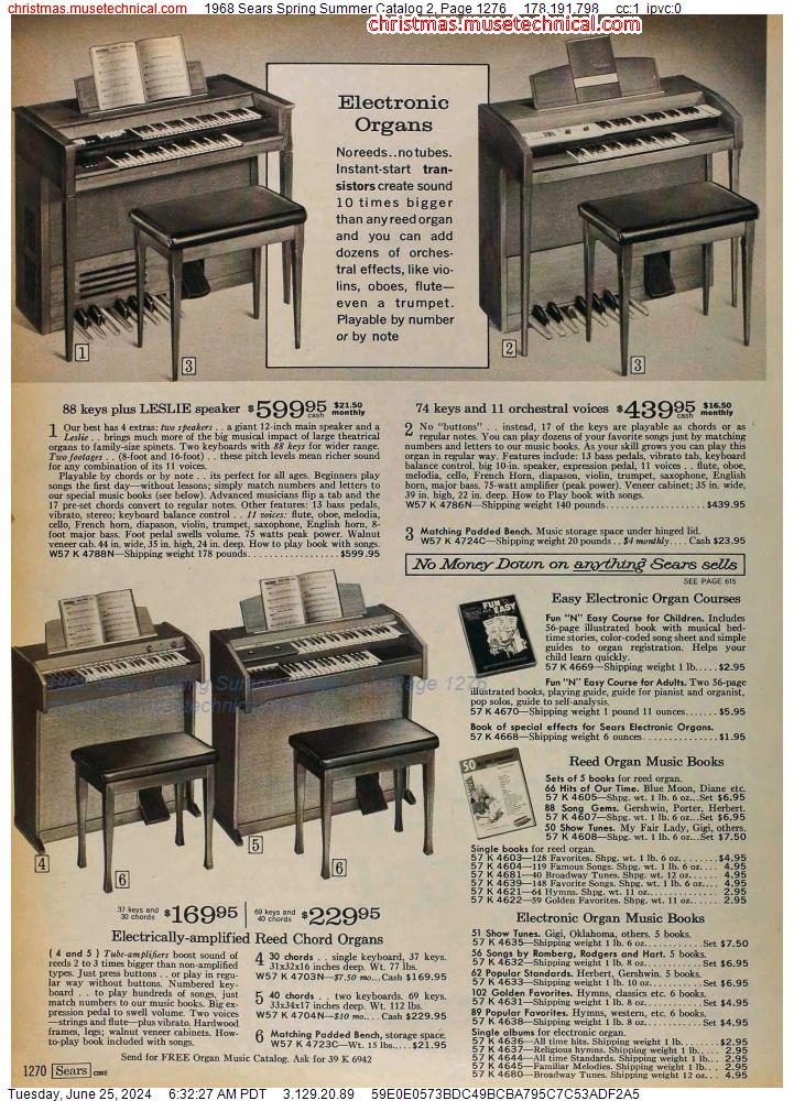1968 Sears Spring Summer Catalog 2, Page 1276