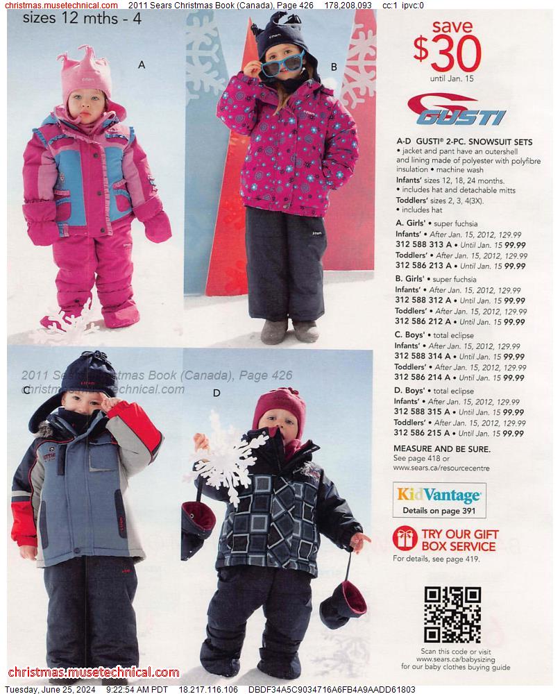 2011 Sears Christmas Book (Canada), Page 426
