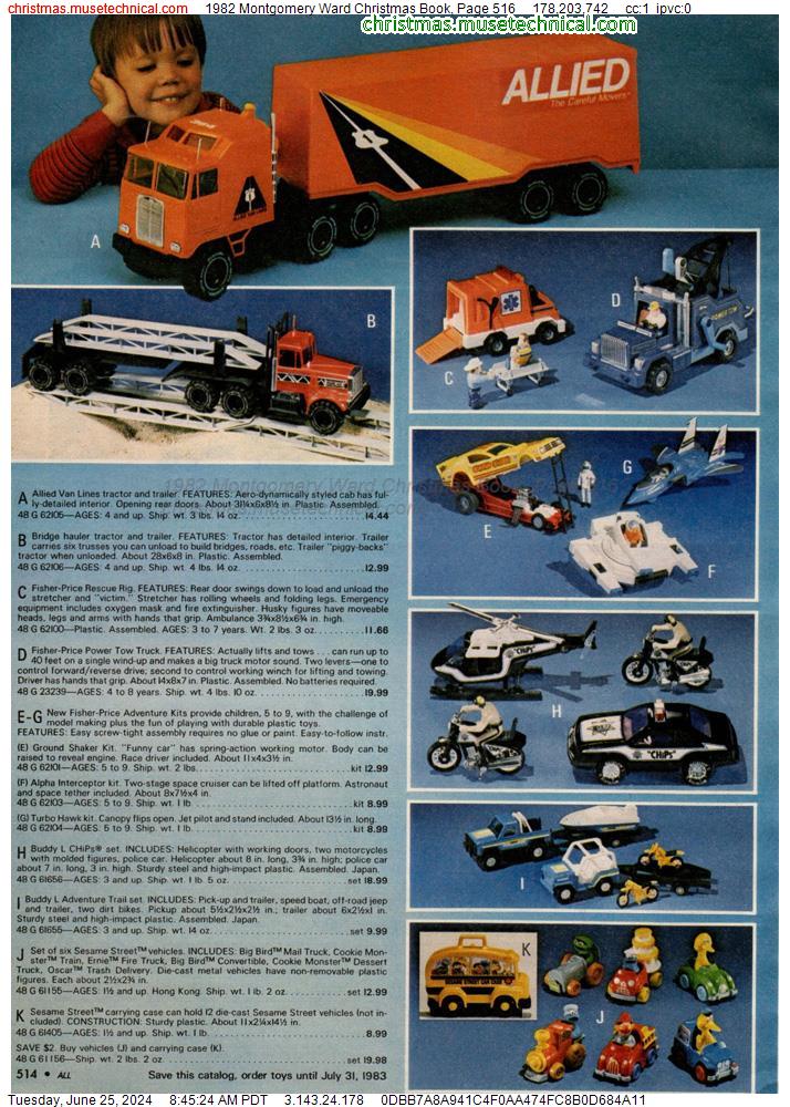 1982 Montgomery Ward Christmas Book, Page 516