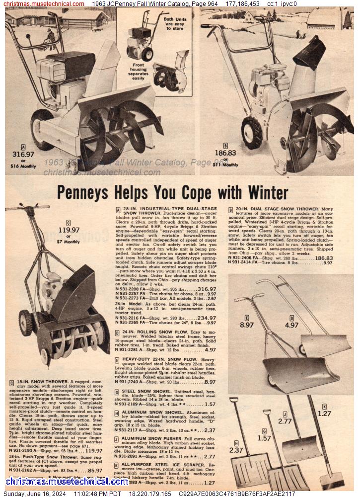 1963 JCPenney Fall Winter Catalog, Page 964