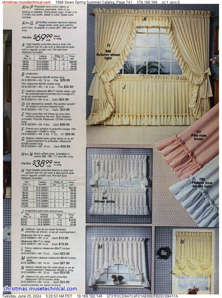 1988 Sears Spring Summer Catalog, Page 741