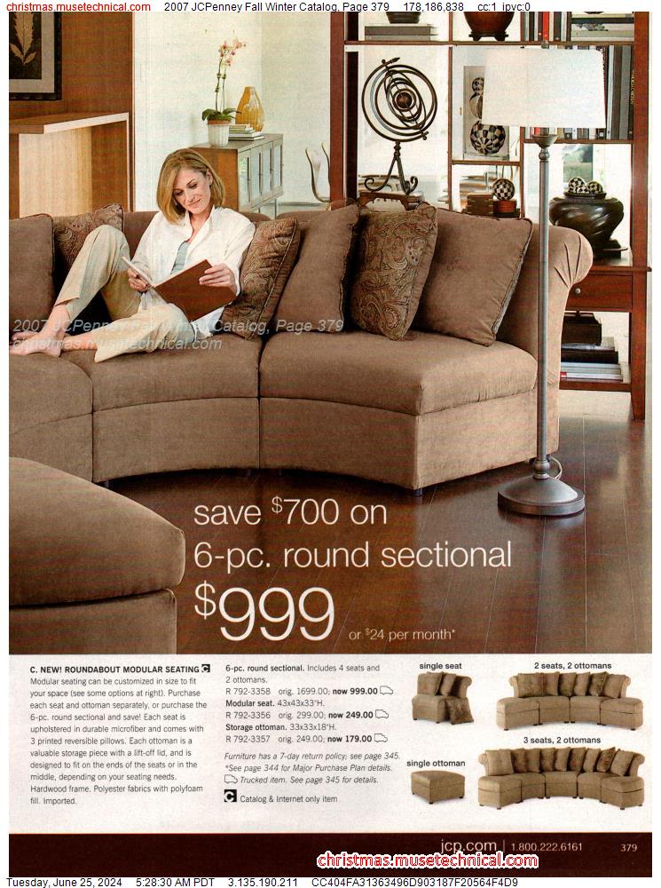 2007 JCPenney Fall Winter Catalog, Page 379