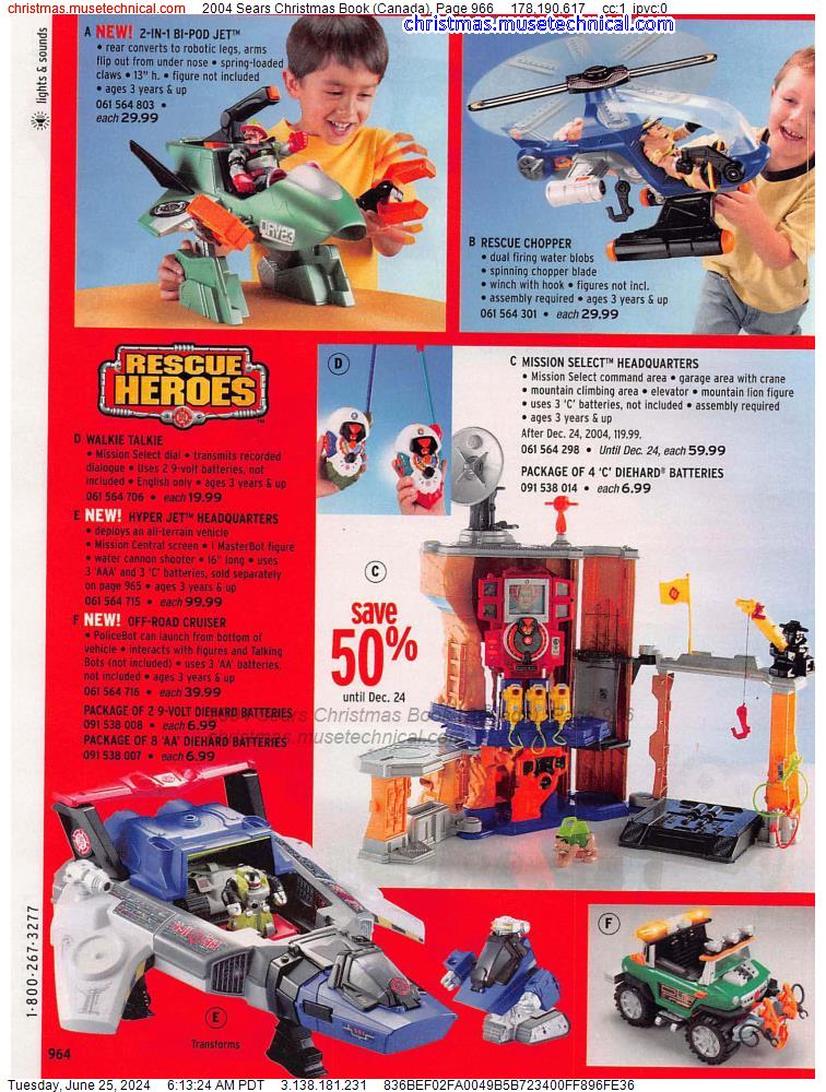 2004 Sears Christmas Book (Canada), Page 966