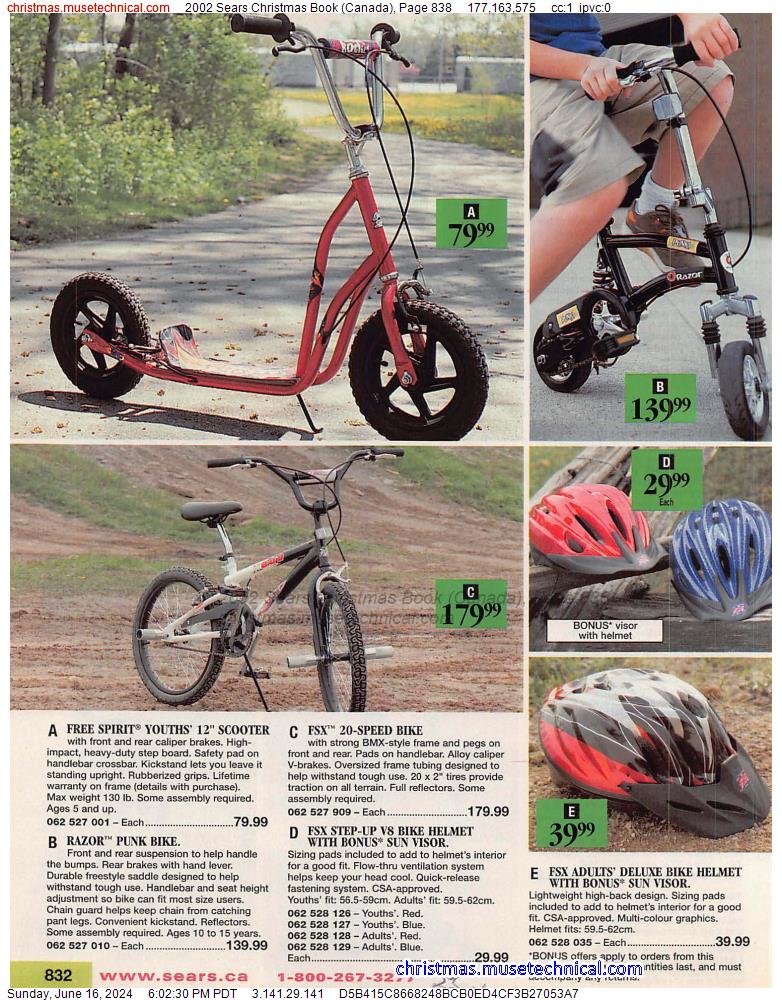 2002 Sears Christmas Book (Canada), Page 838