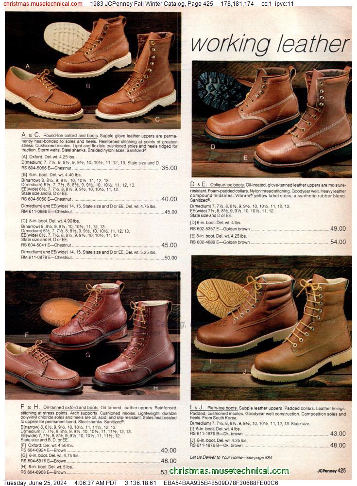 1983 JCPenney Fall Winter Catalog, Page 425