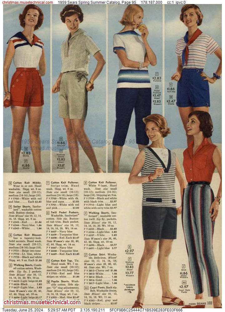 1959 Sears Spring Summer Catalog, Page 95