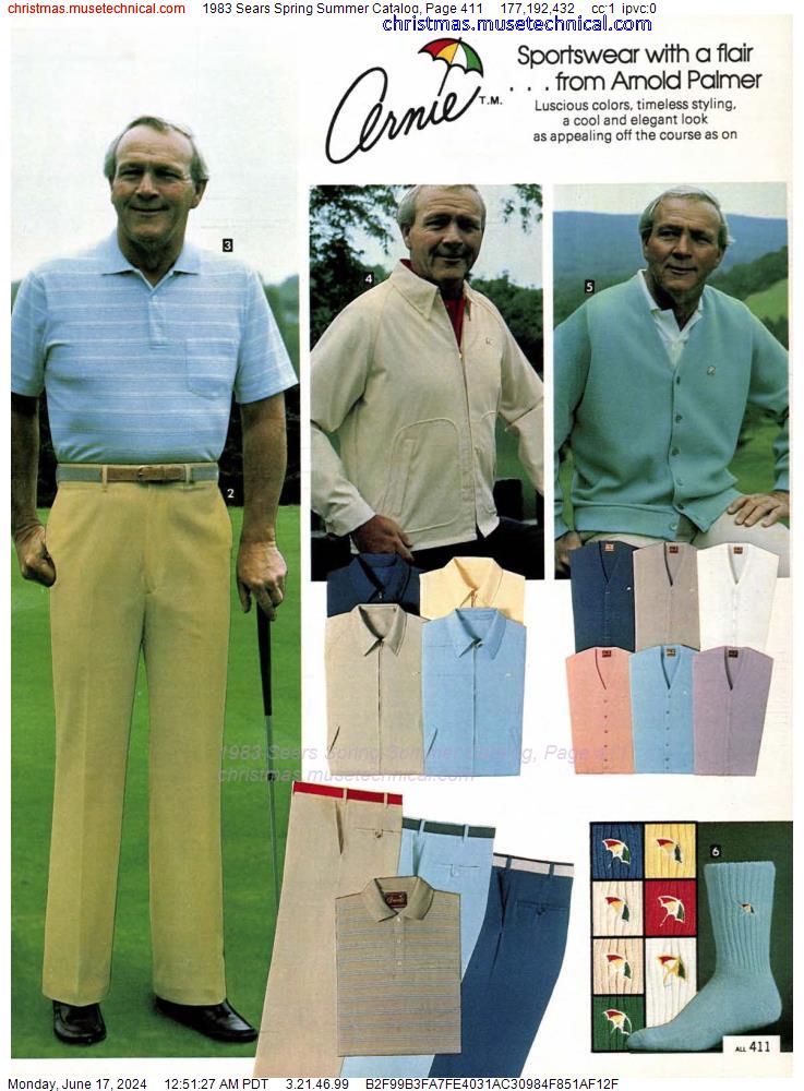 1983 Sears Spring Summer Catalog, Page 411