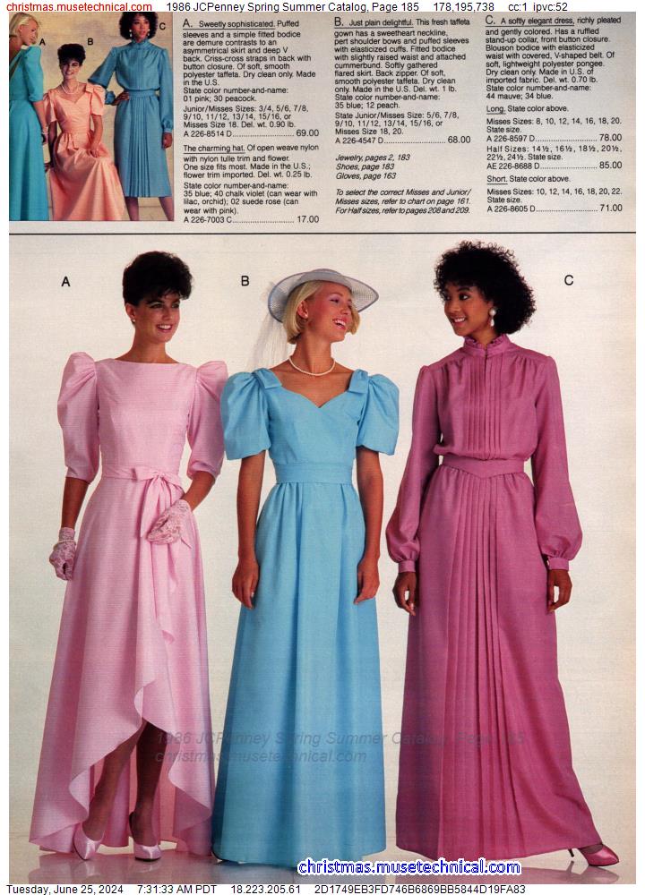 1986 JCPenney Spring Summer Catalog, Page 185