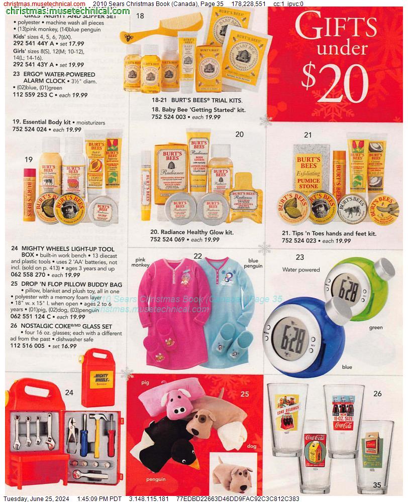 2010 Sears Christmas Book (Canada), Page 35