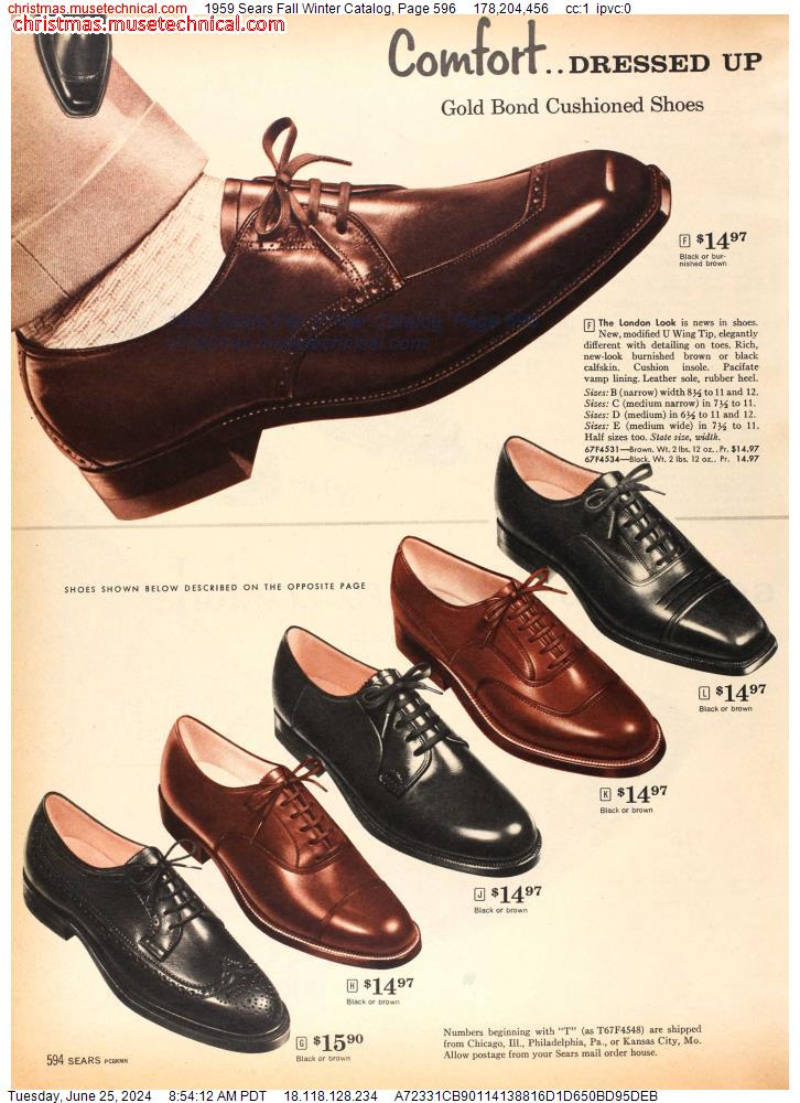1959 Sears Fall Winter Catalog, Page 596