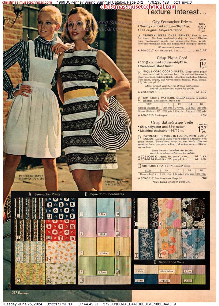 1969 JCPenney Spring Summer Catalog, Page 242