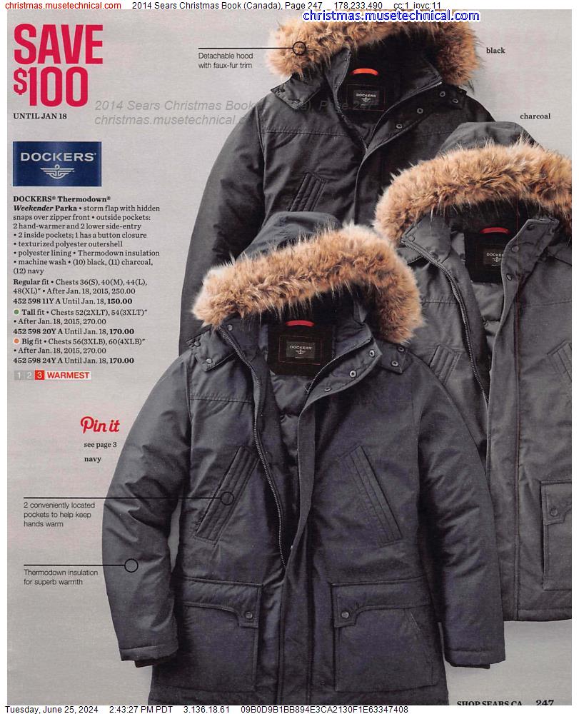 2014 Sears Christmas Book (Canada), Page 247
