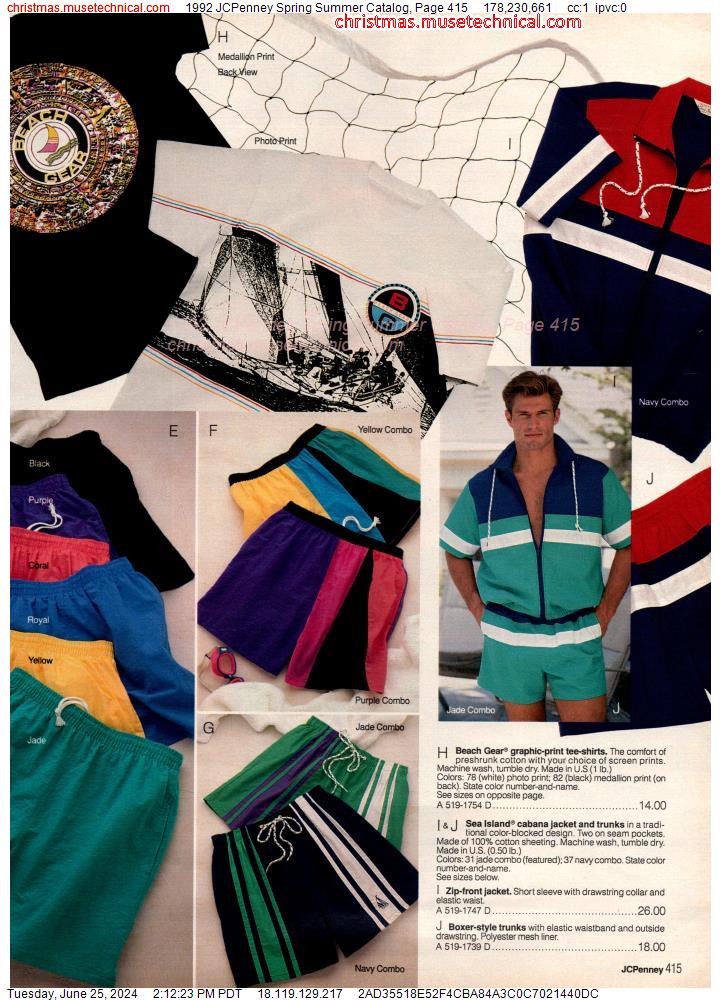 1992 JCPenney Spring Summer Catalog, Page 415