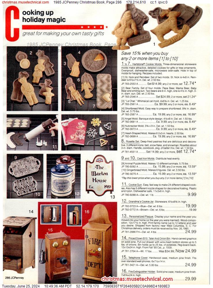 1985 JCPenney Christmas Book, Page 286