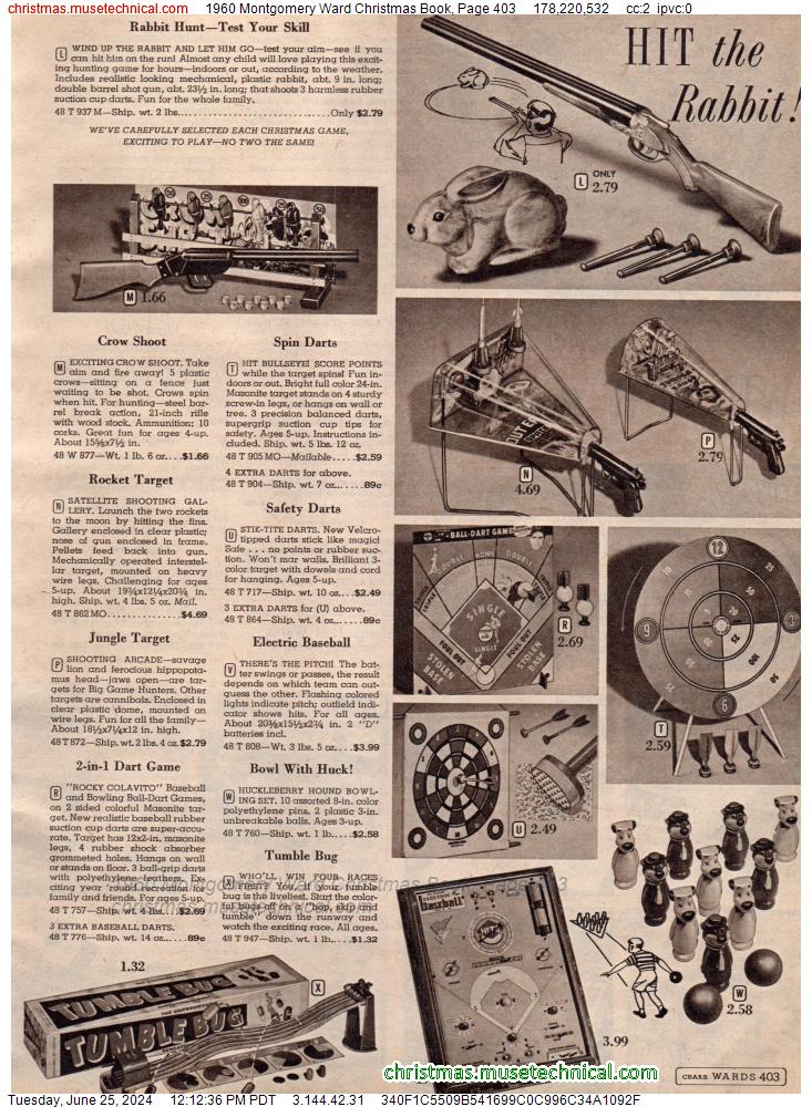 1960 Montgomery Ward Christmas Book, Page 403