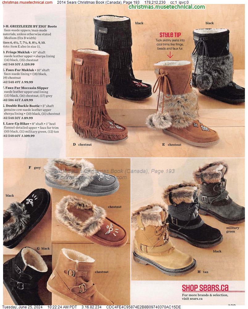 2014 Sears Christmas Book (Canada), Page 193