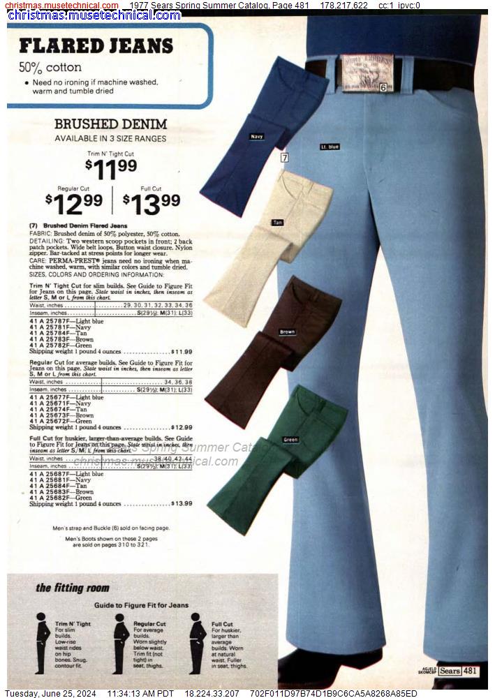 1977 Sears Spring Summer Catalog, Page 481