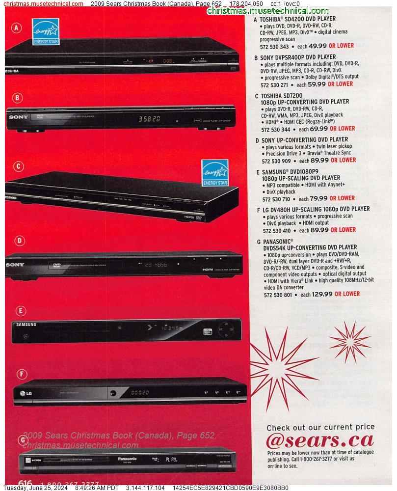 2009 Sears Christmas Book (Canada), Page 652