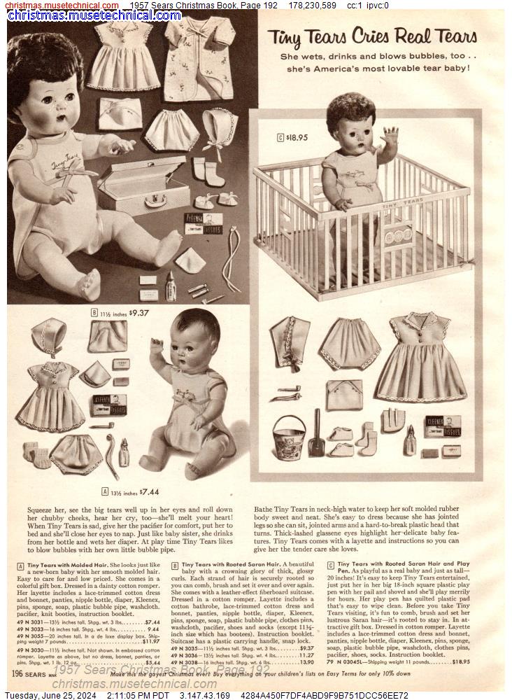 1957 Sears Christmas Book, Page 192
