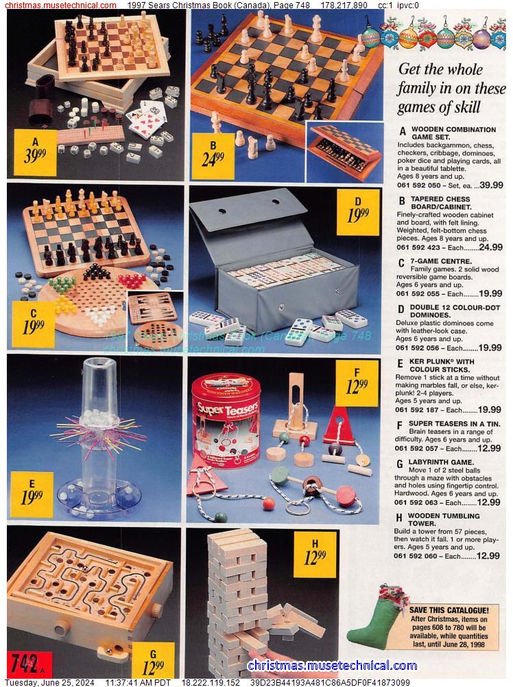 1997 Sears Christmas Book (Canada), Page 748