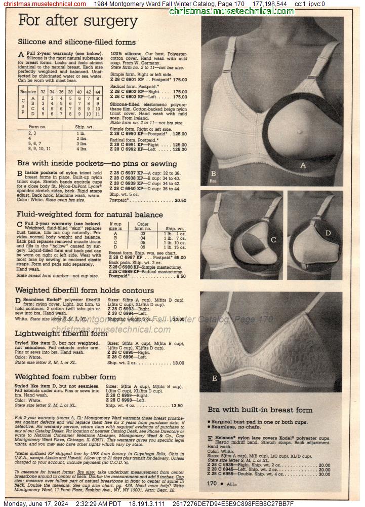 1984 Montgomery Ward Fall Winter Catalog, Page 170