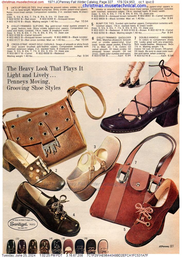 1971 JCPenney Fall Winter Catalog, Page 327
