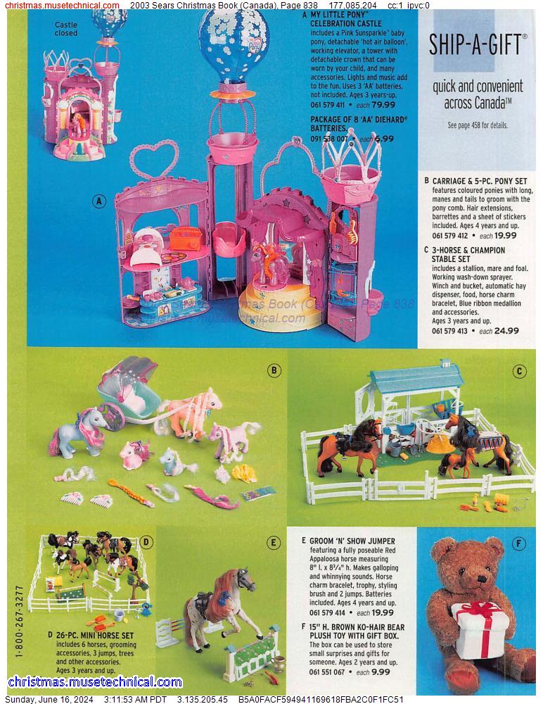 2003 Sears Christmas Book (Canada), Page 838