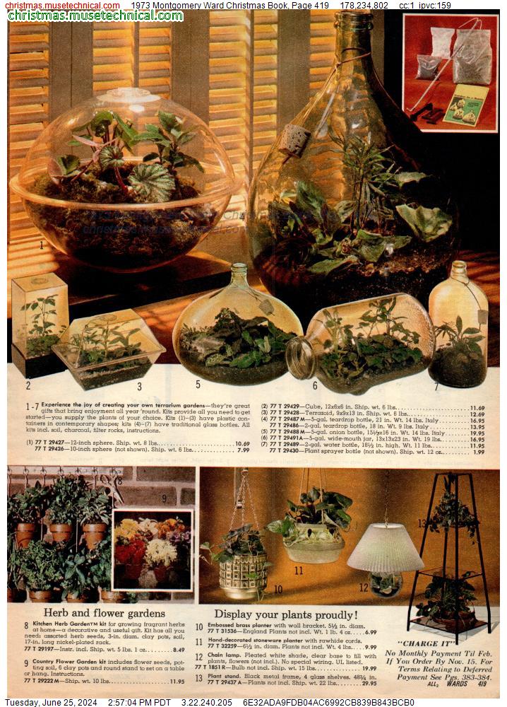 1973 Montgomery Ward Christmas Book, Page 419