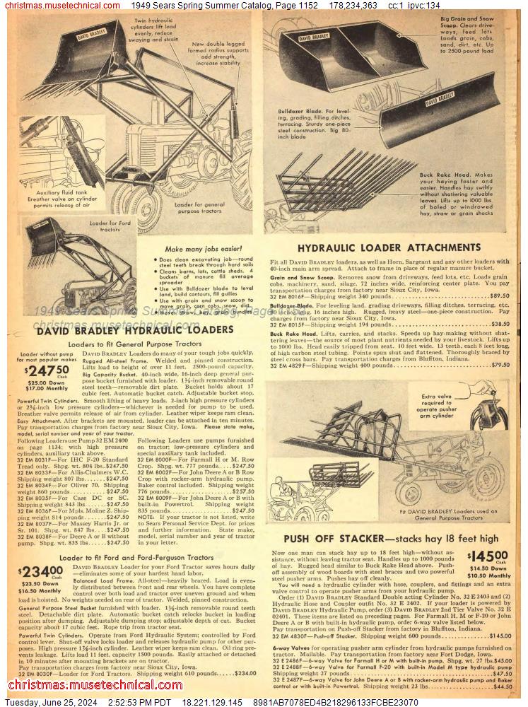 1949 Sears Spring Summer Catalog, Page 1152