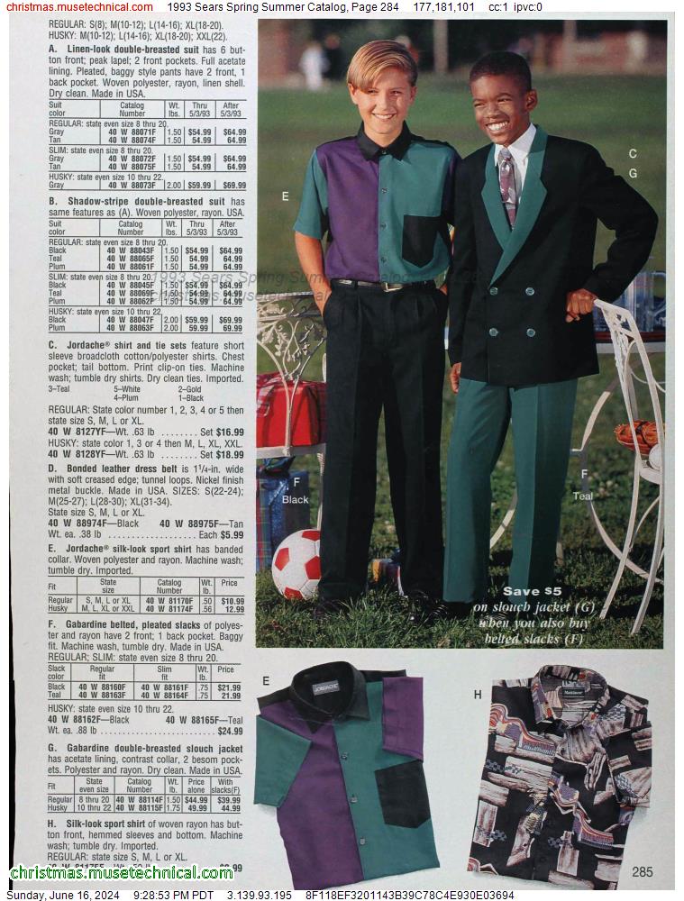 1993 Sears Spring Summer Catalog, Page 284